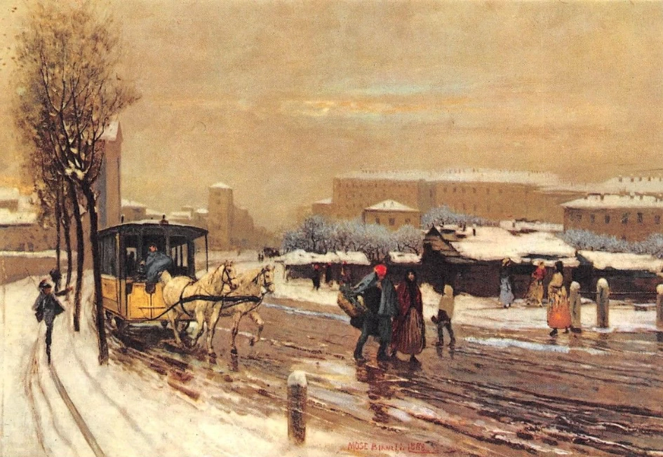 Inverno a Porta Ticinese, Milano
